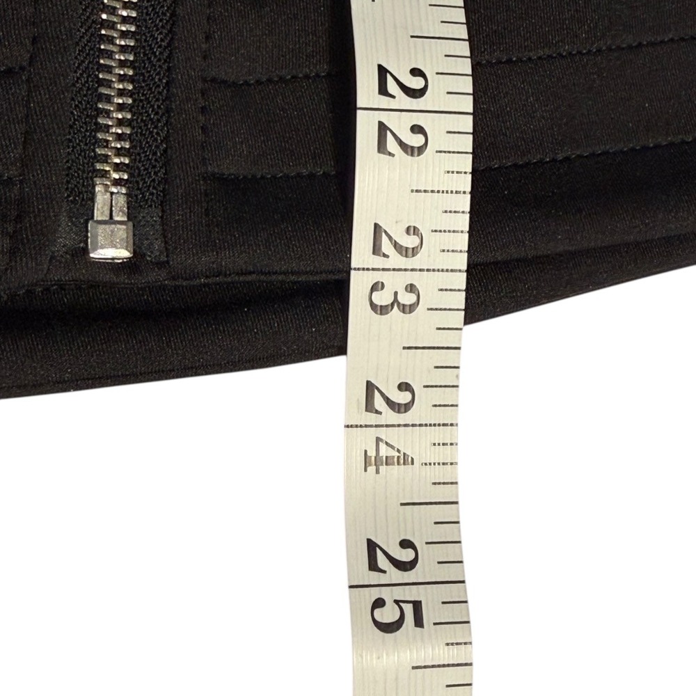 Marc New York Womens Black Asymmetrical Zip Moto Vest Stretch Size Medium - Picture 5 of 8